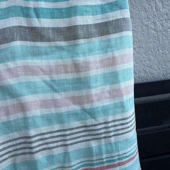 Tommy Bahama Striped 100% Linen Halter Sundress – Size Medium - Picture 6 of 7